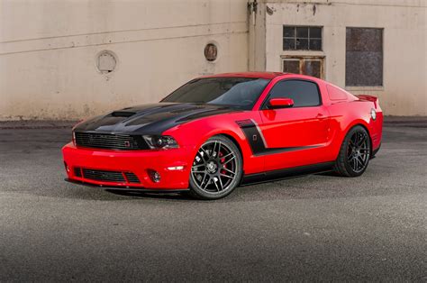 This 2012 Race Red Roush Ford Mustang Is A Real Corvette Killer Hot