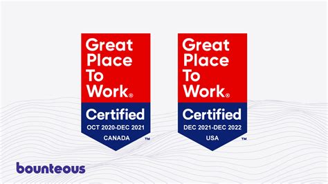 Press Release Bounteous Again Named A Great Place To Work Certified ️