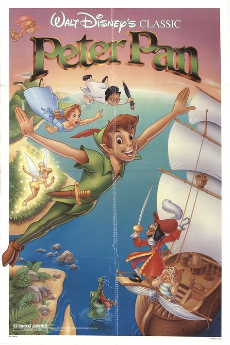 Peter Pan 1989 Original Movie Poster Fff 15044 Fff Movie Posters