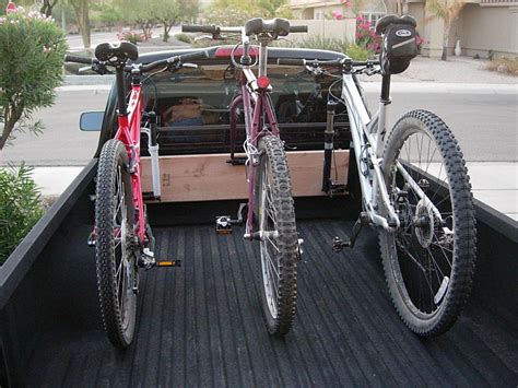 Tired of having bicycles strewn about or piled up in the garage? show your DIY truck bed bike racks- Mtbr.com
