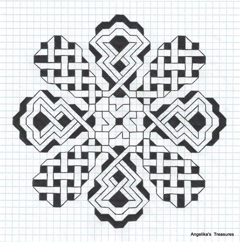 Graph Paper Art Made By Myself Angelikas Treasures Graph Paper