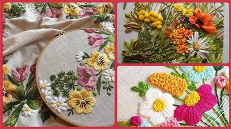 Most Beautiful Hand Embroidery Patterns And Styles Ideas Youtube