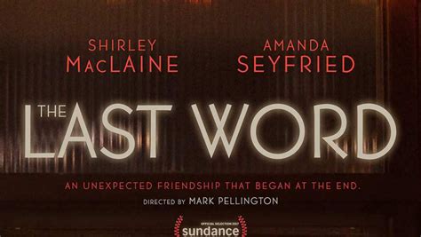 The Last Word 2017 Traileraddict