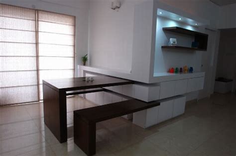 Test for comfort and stability. Fold away your tables in the walls of your room - Hometone