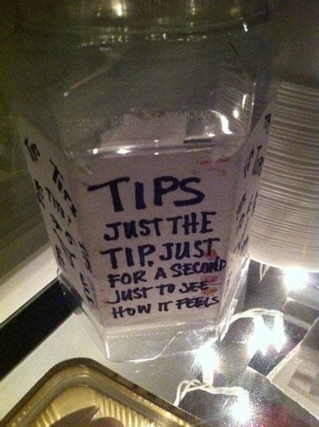 Tip Jar Funny Pictures Quotes Pics Photos Images Videos Of