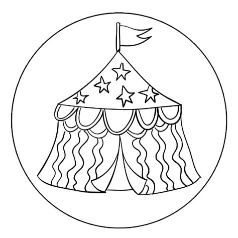 Cut out and assemble the template pieces following our paper circus tent craft instructions. Circus Tent Coloring Pages at GetDrawings | Free download