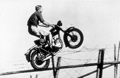 Steve mcqueen riding a motorbike and sidecar poster imagery from the great escape we will remember the extraordinary bravery of the men who participated in the most daring. Don Mangus' "It Only Hurts When I Smirk.": Steve McQueen ...