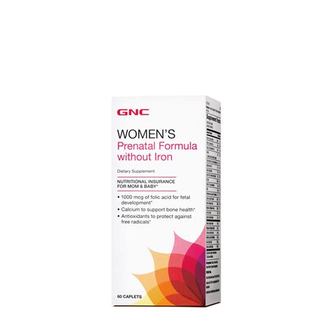 Gnc Prenatal Formula Without Iron 60 Ct Shipt