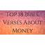 Top 18 Bible Verses About Money  ChristianQuotesinfo