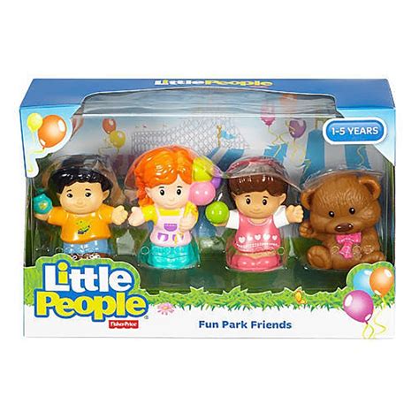 Birthday gifts for friends in low price. Fisher-Price Little People Fun Park Friends Figure Set ...