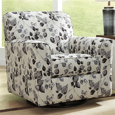 this vine patterned swivel accent chair is the natural choice when it comes to cool and