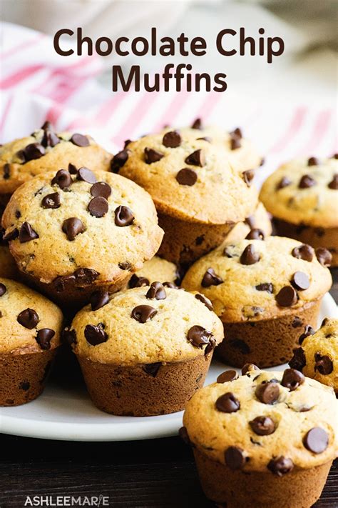 Chocolate Chip Muffins Recipe And Video Ashlee Marie Real Fun With