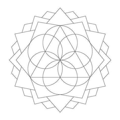 Mandala De Círculos Para Imprimir Pdf Gratis Abstracto Mandalas De