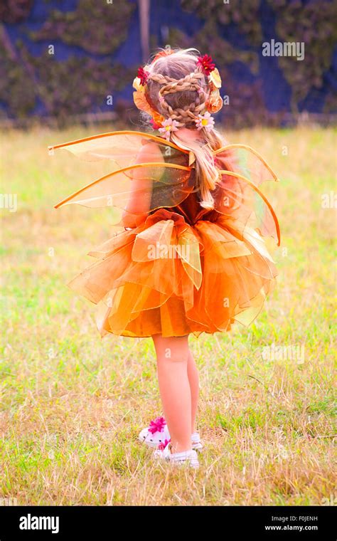 Painterly Effect Of Young Girl Dressed As Fairy At The New Forest Fairy