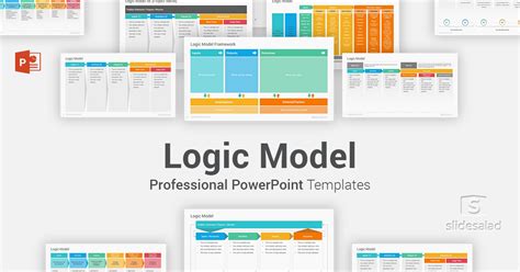 Logic Model Powerpoint Templates Diagrams Slidesalad