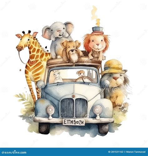 Embark on a Wild Adventure with a Stunning Watercolor Painting