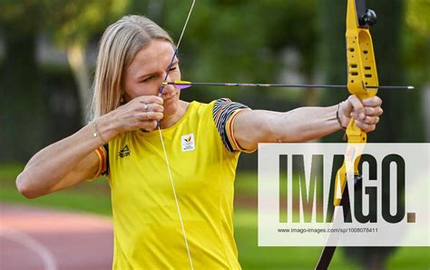 Athlete Hanne Claes Pictured In Action During A Training Camp Organized By The Boic Coib Belgian