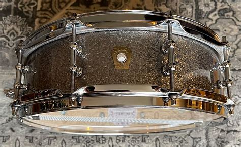 Ludwig 4x14 Classic Maple Piccolo Titanium Glitter Snare Drum Reverb