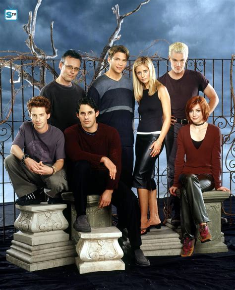 Buffy The Vampire Slayer S4 Cast Anthony Head Giles Marc Blucas Riley Nicholas Brendon