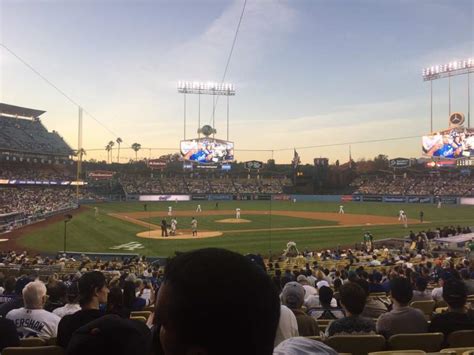 Dodger Stadium Section 6fd Row U Seat 8 Los Angeles Dodgers Vs San