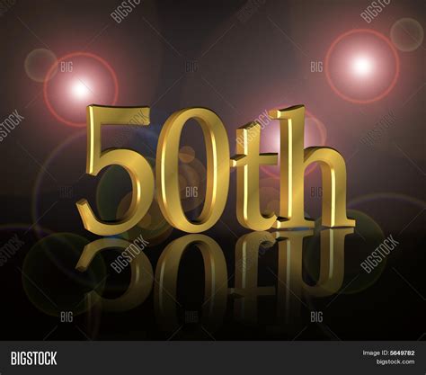 50th Birthday Party Invitation Image And Photo Bigstock