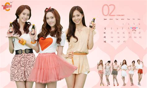 Girls Generation Vita500 February 2012 Calendar Girls Generation Snsd Photo 28708263 Fanpop