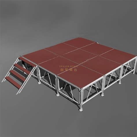Event Aluminum Mobile Modular Stage 8540x8540mm With 2 Stairs From