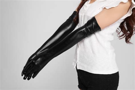 Black Exotic Sexy Elbow Gloves For Crossdressers And Shemales Best