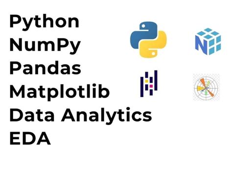Python Numpy Pandas And Matplotlib Training Upwork