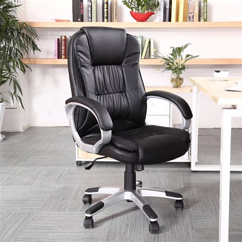 Belleze 2575 In Executive Chair With Adjustable Height And Lumbar