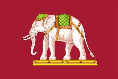History Of The Thai Flag 🇹🇭 It Used To Have An Elephant 🐘 Thai