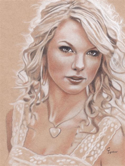 taylor swift drawing by christopher spicer cbspicer art