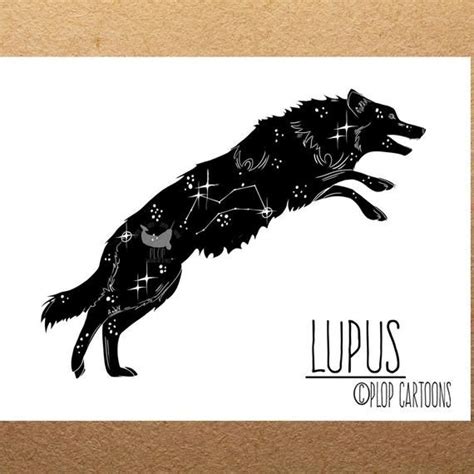 Worldwide shipping available at society6.com. Cosmic Constellation Art Print Lupus Wolf Noctua Owl ...