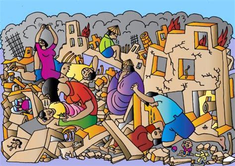 Earthquake cartoon clipart free download! Earthquake in China By Alexei Talimonov | Nature Cartoon ...