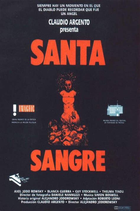 Alejandro Jodorowskys Santa Sangre Film Posterscovers Alejandro