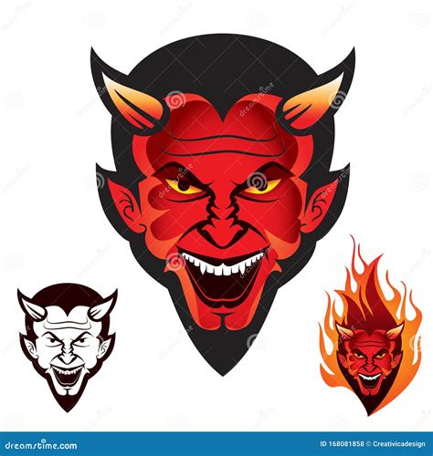 Diablo Head Logo Set Vector 168081858