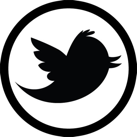 Twitter Black And White Icon 217927 Free Icons Library