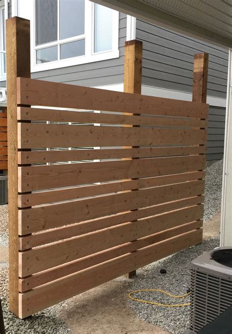 Privacy Fence Is 7 12 High X 11 Wide 9x2planks With 4 12x2
