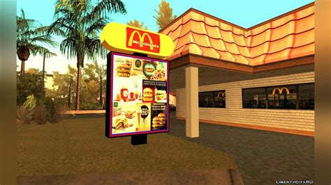 Download New Restaurants Mcdonalds Kfc And Pizza Hut For Gta San Andreas