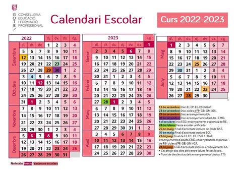 Calendario Escolar 2022 2023 En Islas Baleares 🗓️ 🏕️☀️