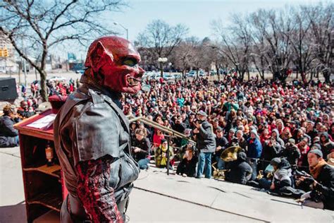 The Red Dwarf Of Detroit And Marche Du Nain Rouge Absolute Michigan