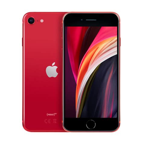 Apple Iphone Se 64gb Sim Free Mobile In Red Mhgr3ba