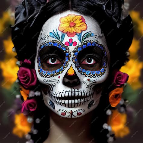 Dia De Los Muertos Face Traditional