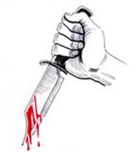 Knife switchblade blood drawing, sword seal throat, angle, weapon, round seal png. Hand Holding A Knife With Dripping Blood Stock Photo ...