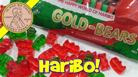 Haribo Christmas Edition Gummi Bears Candy Christmas In July Youtube