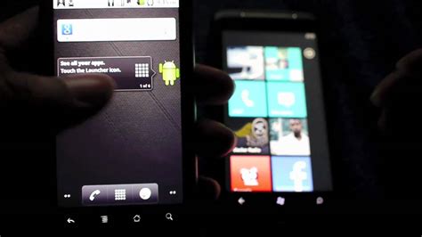 Android Vs Windows Phone 7 Youtube