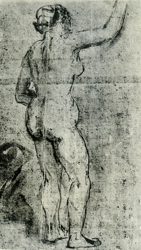 Rembrandt Female Nude Standing