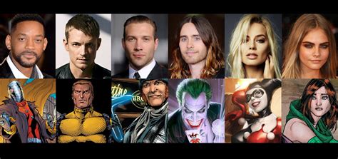 The Official Cast Of Dc Comics Suicide Squad Movie Announced Apple Trailers