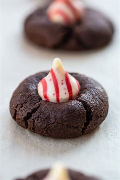 Peppermint Kiss Chocolate Cookies The Kitchen Magpie