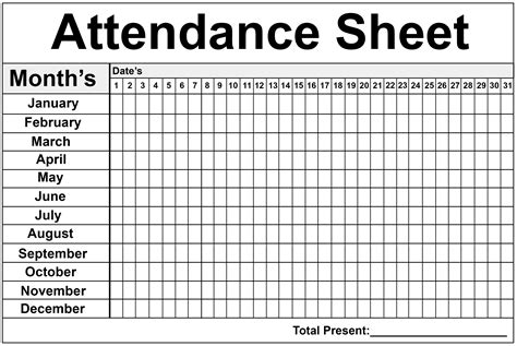 Employee Attendance Calendar 2023